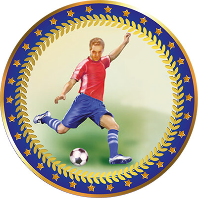 Акриловая эмблема Футбол 1399-050-211