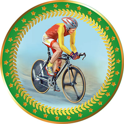 Акриловая эмблема Велоспорт 1399-050-307