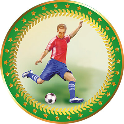 Акриловая эмблема Футбол 1399-050-311