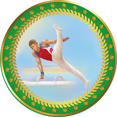 Акриловая эмблема Легкая атлетика 1399-050-315