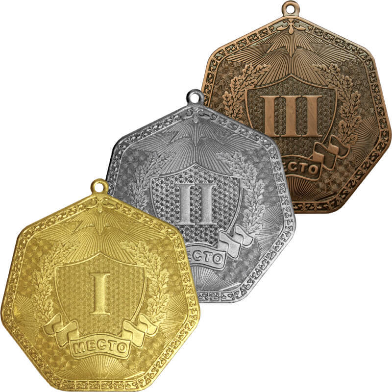 Комплект медалей Сойга (3 медали) 3644-080-000