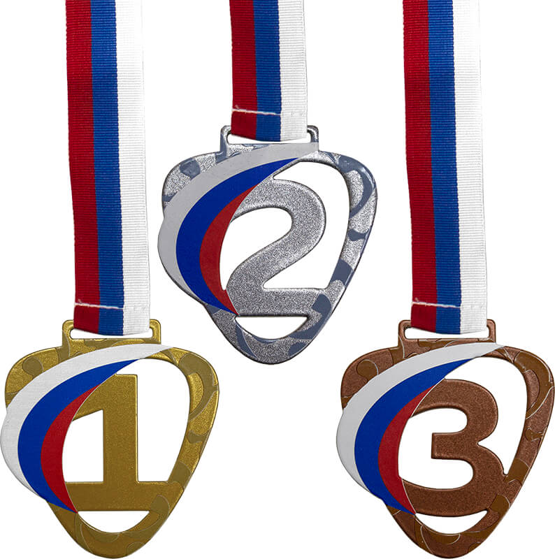 Комплект медалей Зореслав 70мм (3 медали) 3654-070-132