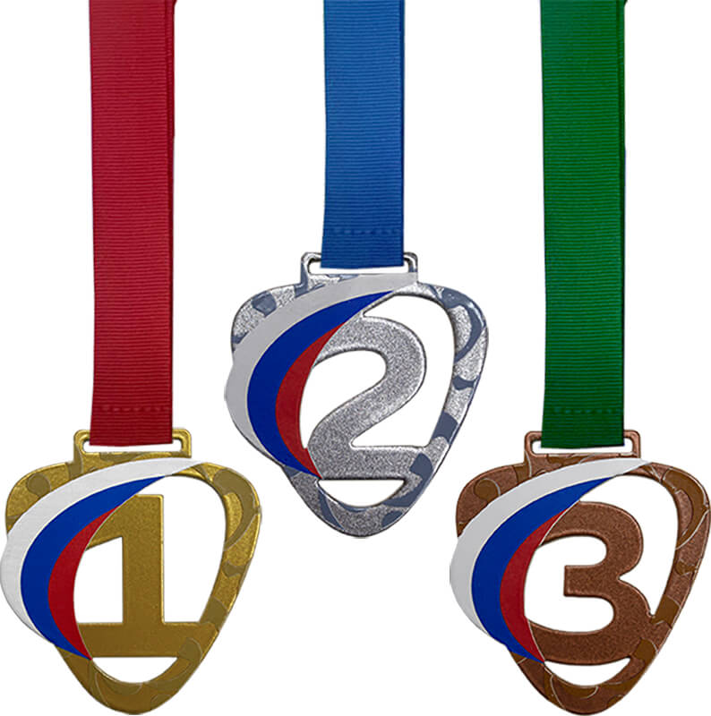 Комплект медалей Зореслав 70мм (3 медали) 3654-070-235
