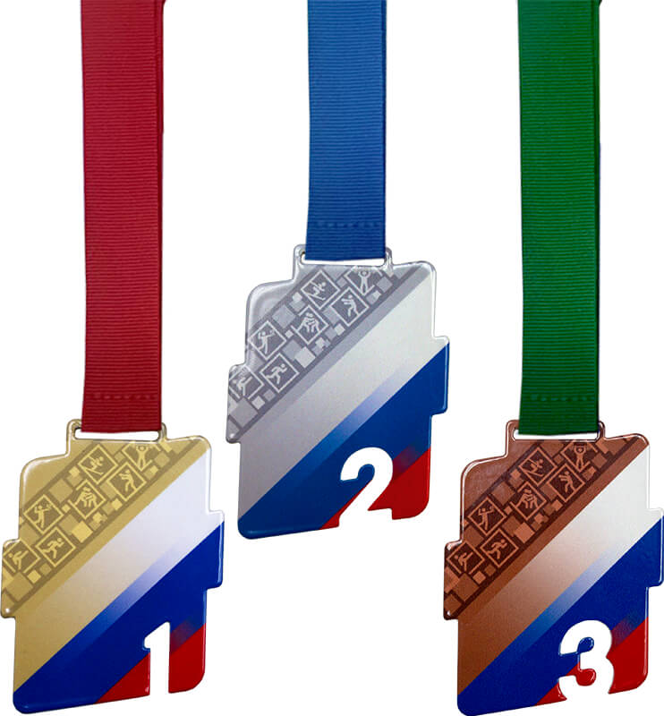 Комплект медалей Родослав 80мм (3 медали) 3656-080-235