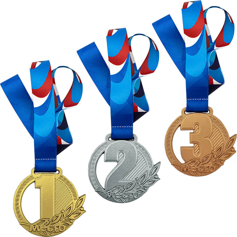 Комплект медалей Атланта 70мм (3 медали) 3659-070-000