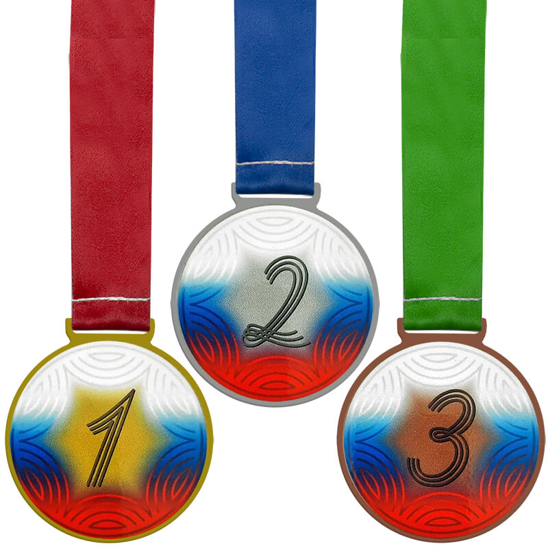 Комплект медалей Аманита 70мм (3 медали) 3670-070-235