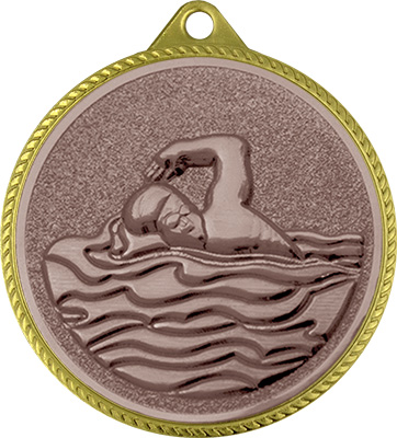 Медаль плавание 3997-009-300